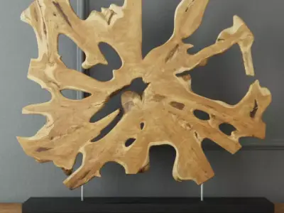 African Decor on Stand 3D model