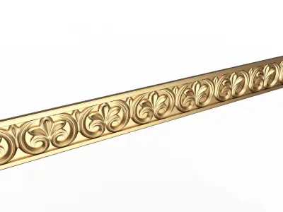 Ornament Element Molding 07 Low-poly 3D model