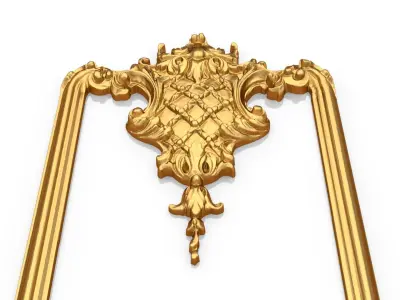 Classic decor ornament 90 3D model