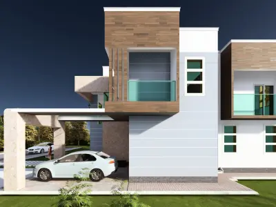 Modern House Model 3D model