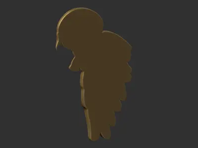 sleeping angel 3D print model