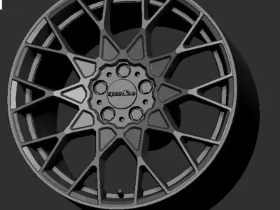 Speedline SL3 Cesare Wheels Rims 3D Print Ready  3D print model