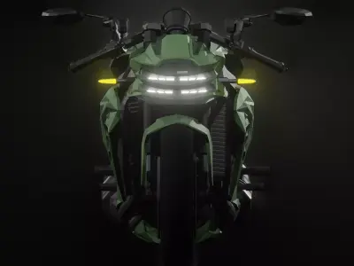 Sports Motorcycle LowPoly - Adams Low-poly 3D model