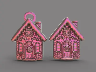 home cookie decor  3D print model