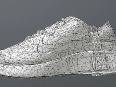 NIKE REPOSTO SHOES PBR Low-poly 3D model