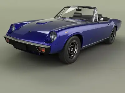 Jensen-Healey sports car 3D model