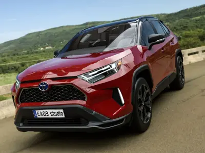 2022 Toyota RAV4 XSE Hybrid 3D model
