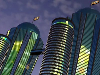 Modular Buildings  3D model