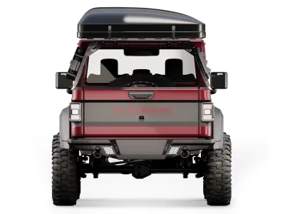 jeep gladiator custom 3D model