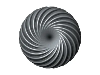 3d Geometrical pattern rosettes N03 3D print model