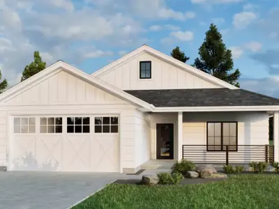 3D Modern House Plan Single Floor Home Design AutoCAD  3D model