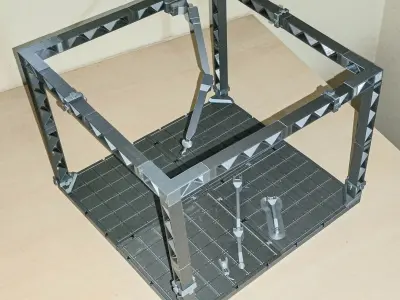 Mech Garage Hangar Free 3D print model
