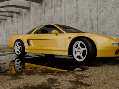 Under the Bridge Low-poly 3D model