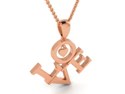 Women Pendant 3D print model