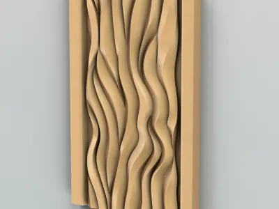 Wall Panel 005 3D model