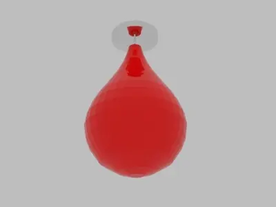  Free Round Punch Bag  Free low-poly 3D model