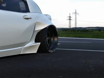 Custom 2016 Mazda miata 3D model