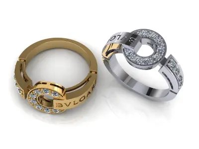 BVL Ring Pave 3D print model