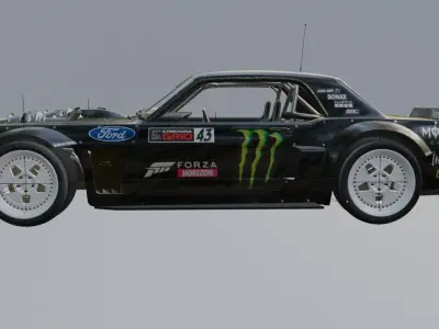 Ford Mustang HONIGAN for Ken Block Monster 3D Model 3D model