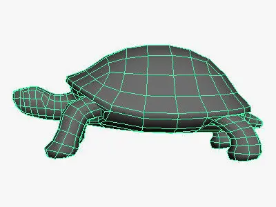 Low Poly Turtle Low-poly 3D model purchase