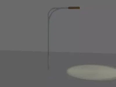 Street light pole Free 3D model