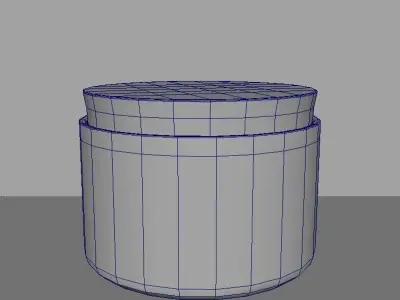 Aroma Candle Linen 3D model