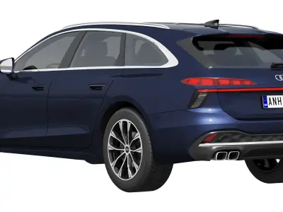 Audi A6 Avant 2026 3D model