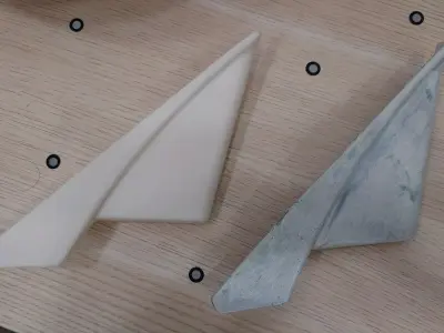 Toyota Crown JZS133 Side Mirror Interior Bolt Cover 3D Scanned  3D print model