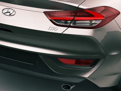 Hyundai i30 Fastback 2018 3D model