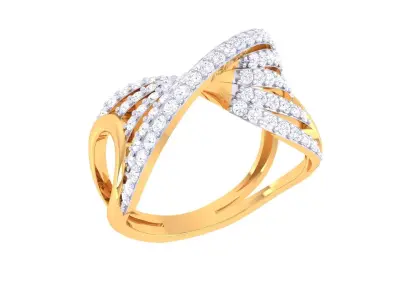 Diamond Ring 3D print model 11