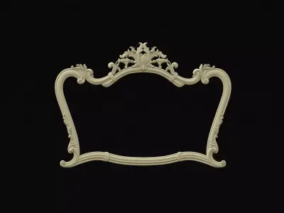 MIRROR ornate frame 3D model