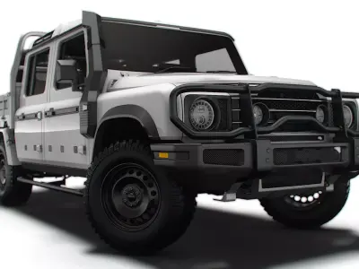 Ineos Grenadier Quartermaster Trialmaster Chassis Cab 2025 3D model