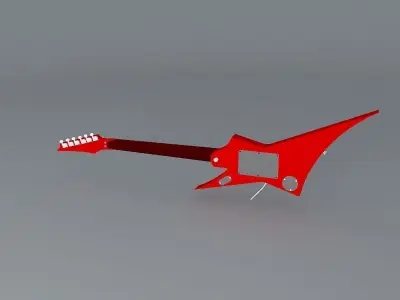 Ibanez Stiletto guitar Free 3D model