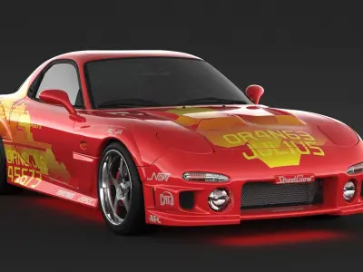 Mazda RX-7 3D model