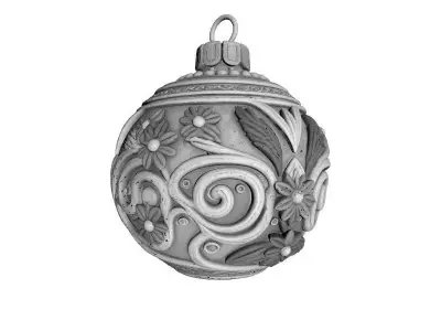 Christmas Special Decorative Ball Model 3D print model