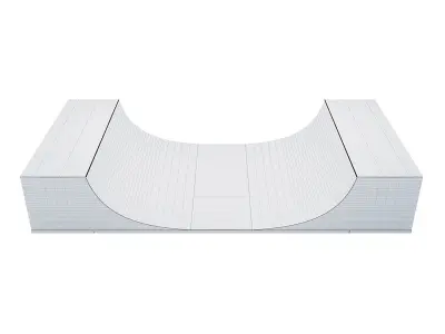 OC Ramps Halfpipe Ramp 3D model