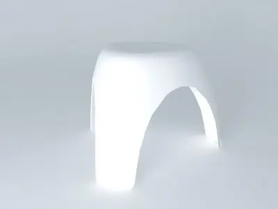 Elephant Stool Free 3D model