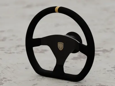 Race Car Steering Wheel P11 2016 GT3 Mug 3D model