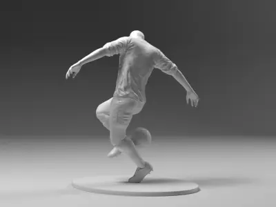 Footballer 03 Heelstrike 01 Stl 3D print model