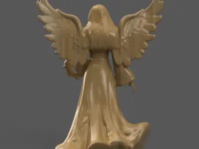 angel for christmas decoration 006 3D print model