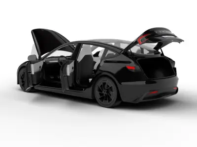 Tesla Model 3 Perfomance 2024 HQ 3d model 3D model