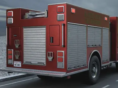 Fire Truck 3D model