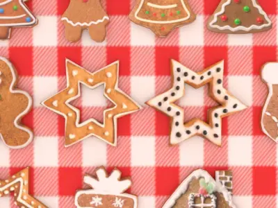 Christmas Cookies Low-poly 3D model