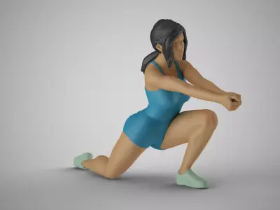 Volleyball Girl 2 3D print model
