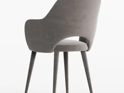 pols potten velvet chair 3D model