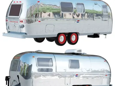 Airspresso coffee food trailer  3D model