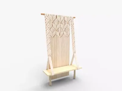 Macrame Wall Hanging 3D model