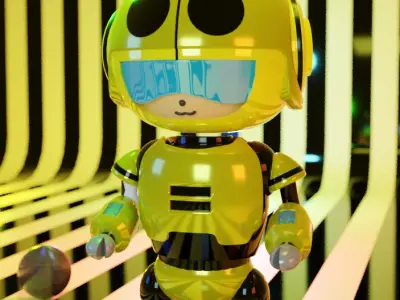 robot Free 3D model order