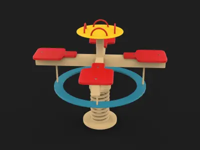 Playground Swing  3D model