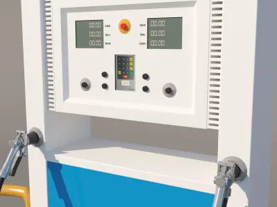 LPG Dispenser 3D model